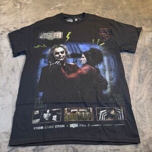 Beetlejuice Worst Wedding Ever Graphic T Shirt Mens Size Medium Black CVLA
